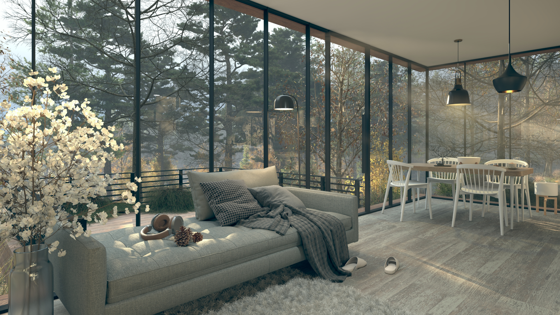 Locuință modulară | Randare 3D Ioshi.org